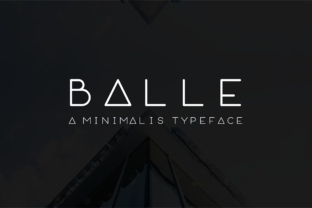 Balle: A Modern Sans Serif Font for Creative Product Design