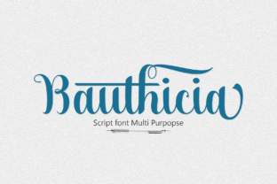 Bauthicia: A Script Font for Editorial Elegance and Readable Style
