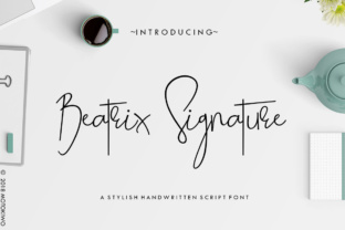 Beatrix Signature: A Script Font for Clean, Minimal Campaigns