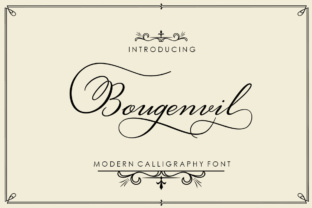 Bougenvil: A Timeless Script Handwritten Font
