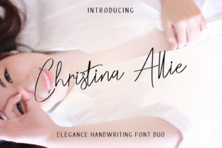 Christina Allie: A Script Handwritten Font for Creative Makers