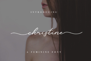 Christine: A Script Handwritten Font for Feminine Branding and Creative Campaigns