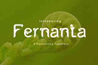 Fernanta: A Decorative Font for Editorial Design and Cultural Expression