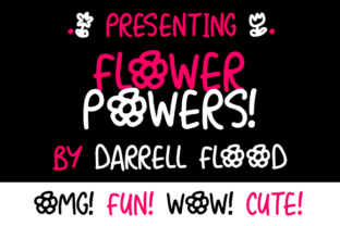 Flower Powers: A Script Handwritten Font for Creative Web Design