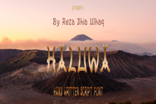 Haluwa: The Handwritten Font That Elevates Your Brand