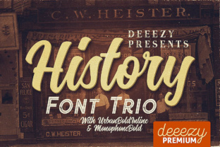 History: A Retro Font That Elevates Your Brand
