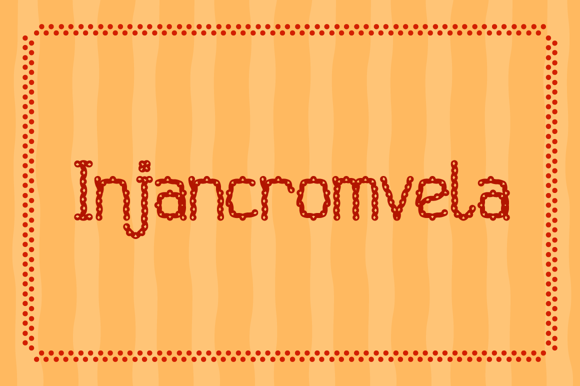 Injancromvela for Editorial Design and Creative Typography