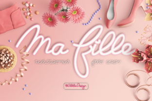 Ma Fille: A Script Font That Breathes Life Into Your Handmade Creations