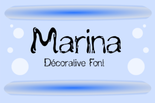 Marina: A Decorative Font That Adds Liquid Charm to Your Designs