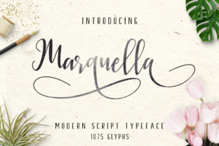 Marquella: A Script Font for Elegant Editorial Design