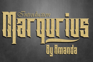 Marqurius: A Decorative Font That Elevates Your Handmade Creations