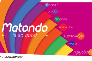Matondo Medium Italic for Web Design and Digital Branding