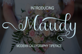 Maudy: A Playful Handwritten Script Font for Creative Projects