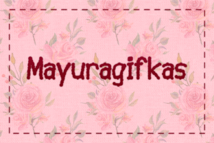Mayuragifkas: A Decorative Font for a Relaxed Vibe