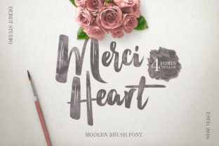 Merci Heart: A Script Handwritten Font for Editorial Design