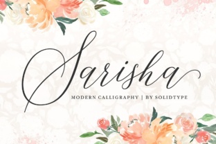 Sarisha: A Script Font for Elegant Web Design and Branding