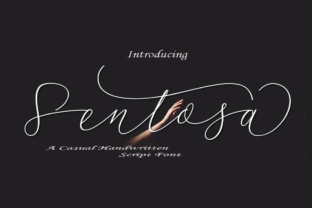 Sentosa: A Script Handwritten Font for Creative Crafters and Product Designers