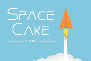 Space Cake: A Decorative Font for Web Design and Branding