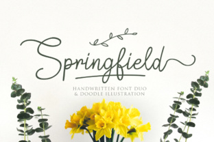 Springfield: A Script Handwritten Font for Creative Branding