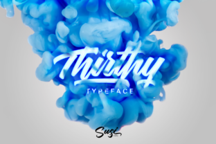 Thirthy: A Bold Handwritten Font for Editorial Design