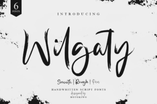 Wilgaty: A Script Handwritten Font for Creative Branding
