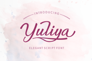 Yuliya: A Romantic Script Font for Digital Branding and Web Design